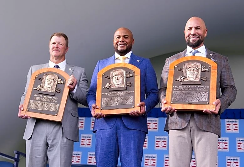 Baseball Hall of Fame worth the wait for Kent, Jones, Beltran