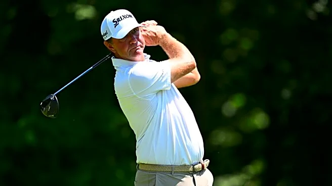 Golf-Glover says mid-round shoe removal about spike marks, not AimPoint protest