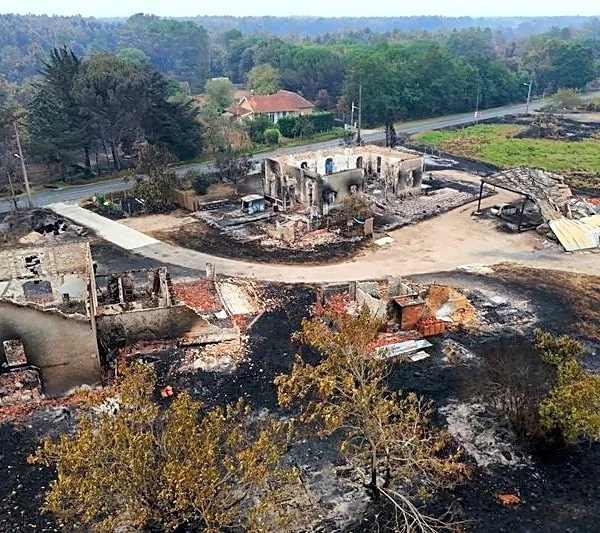 France braces for fourth major heatwave as crews tackle Bordeaux blaze