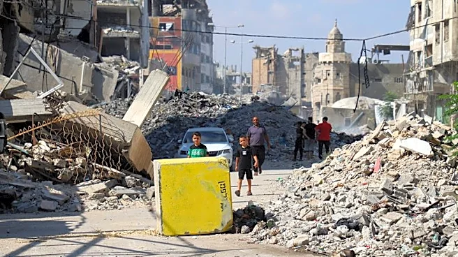 Israel's yellow line, a shifting edge of war pushing Gazans from home