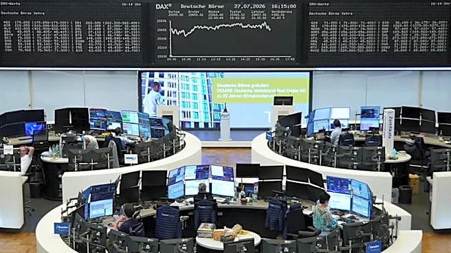 European shares inch up as earnings boost counters banks, tech slide