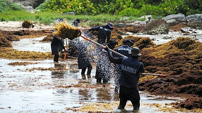 Record seaweed blankets Mexico's Caribbean coast, threatening tourism and the environment