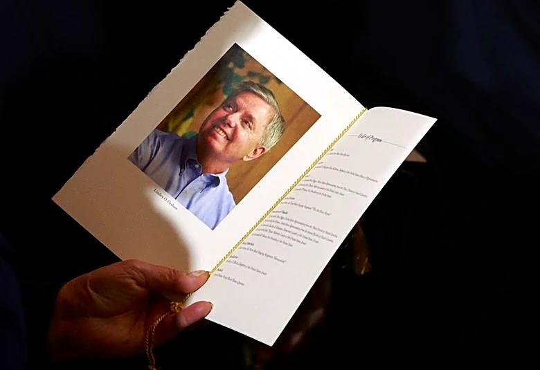 Before funeral, US lawmakers recall Lindsey Graham as persuasive, funny and hawkish