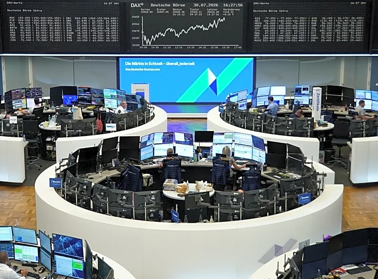 European stocks hit record high on tech, earnings boost; eye monthly gain