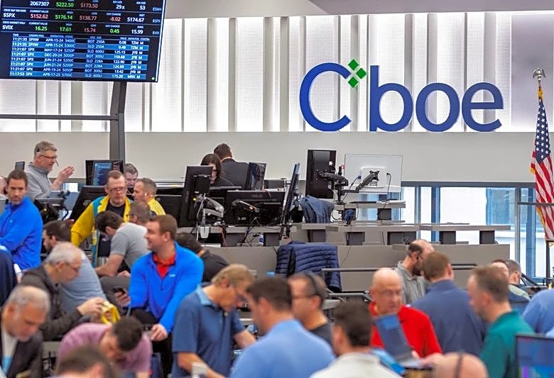 Cboe exceeds profit expectations as volatility spurs options trading boom