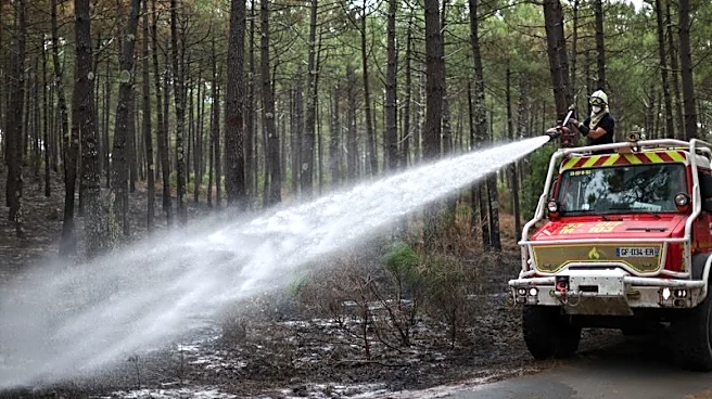 Greece fights fires near Athens as France, Spain improve