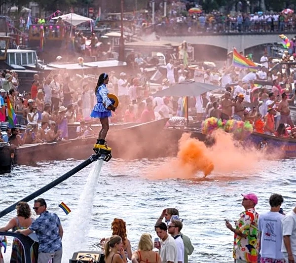 Thousands in Amsterdam for boisterous WorldPride in shadow of Berlin attack