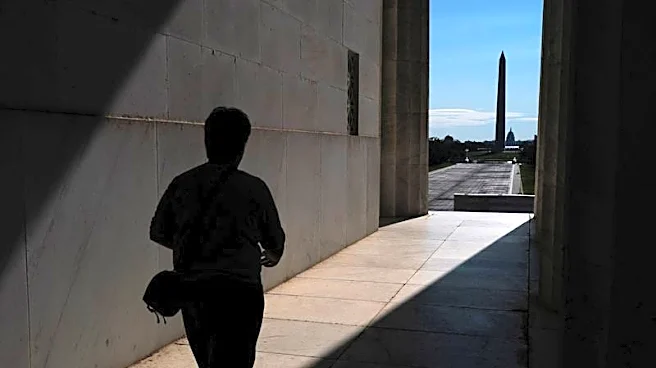 Trump disputes his own Justice Department's findings on Reflecting Pool