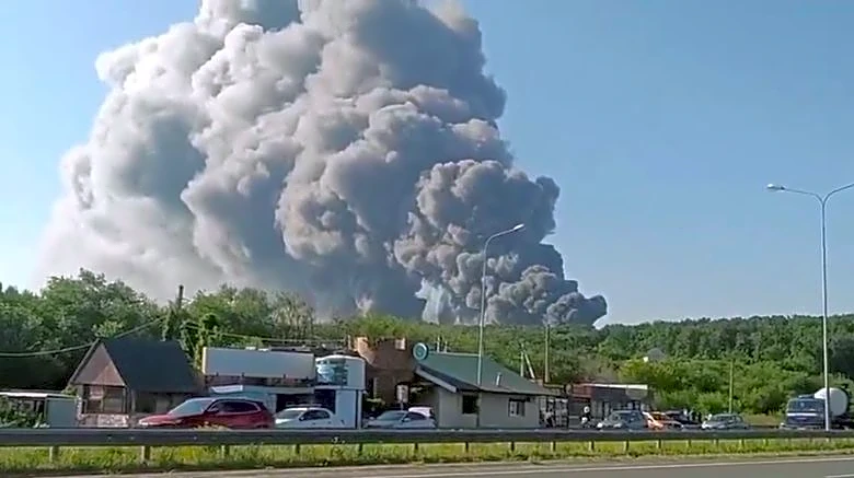 Ukrainian drones kill two in Russia, strike Wildberries warehouse, governors say