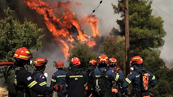 Greece battles wildfires, Hungary shuts nuclear power plant due to drought