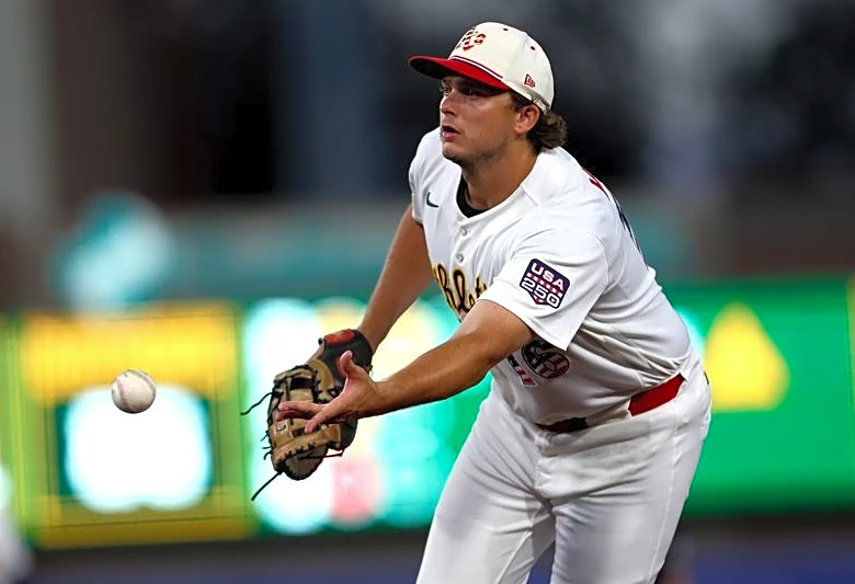 Athletics star Nick Kurtz (thumb) to visit hand specialist