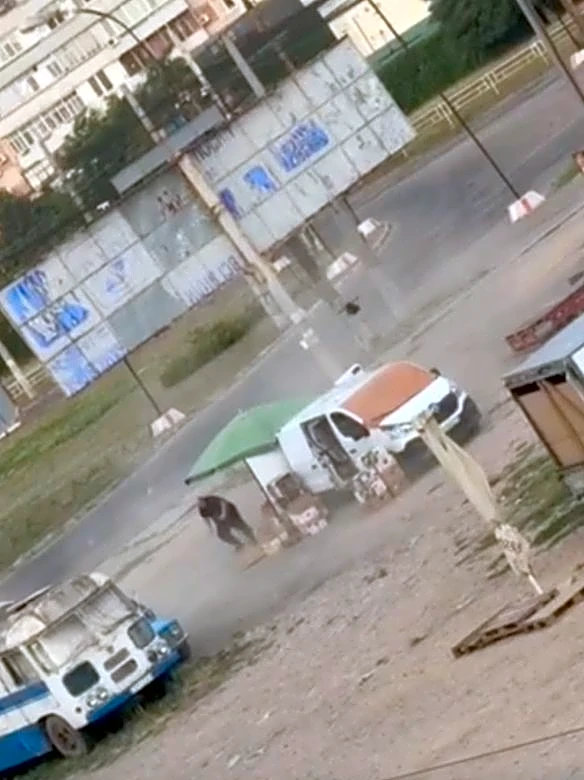Ukraine accuses Russia of war crime after video shows drone attacking vegetable seller in Kherson