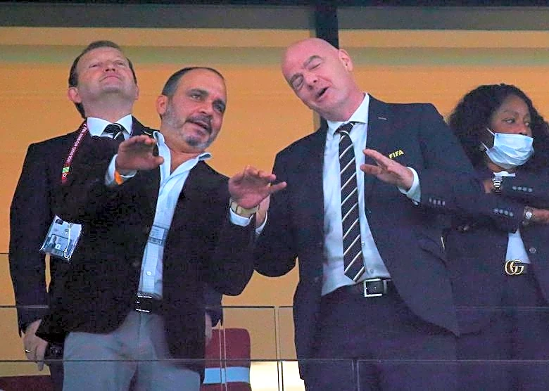 Soccer-Jordan FA chief accuses FIFA's Infantino of 'blackmail' over endorsement