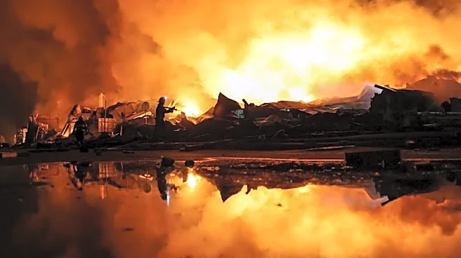 Russian strikes in Kyiv region kill 14, damage warehouses, responders say