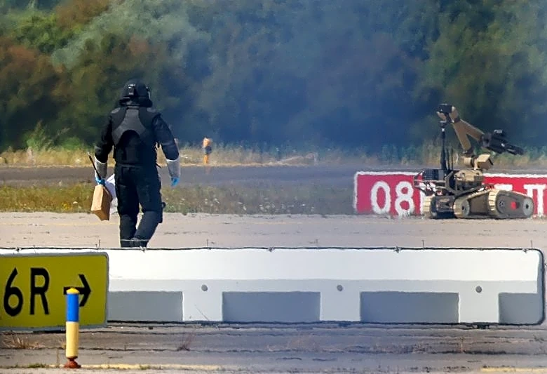 Germany opens terrorism probe after explosive drone found at air cargo hub