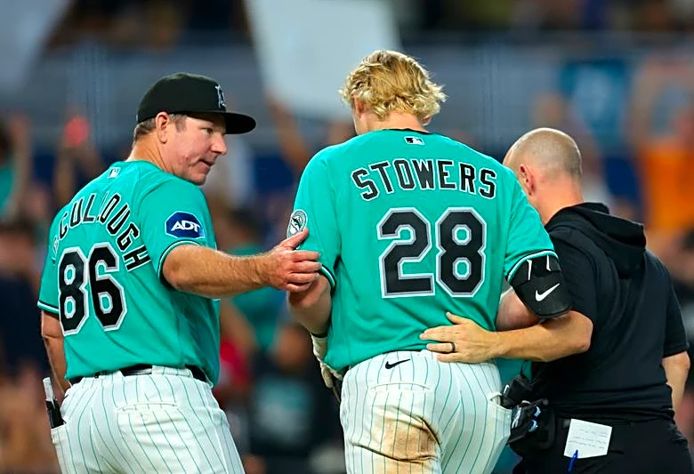 Marlins 1B/OF Kyle Stowers (hamstring) on 10-day IL