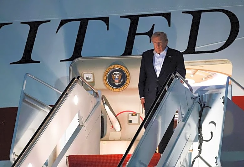 Trump says his plane faced 'greater risk' in secret flight change