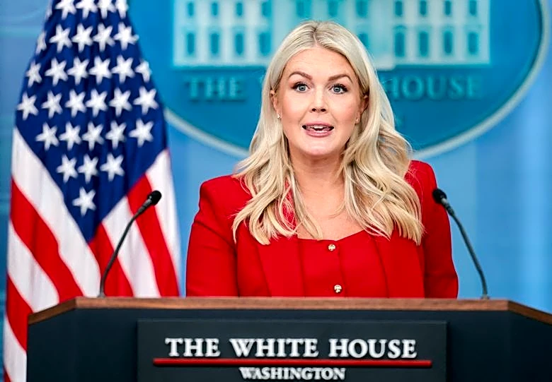 Trump says press secretary Leavitt to leave job at month's end