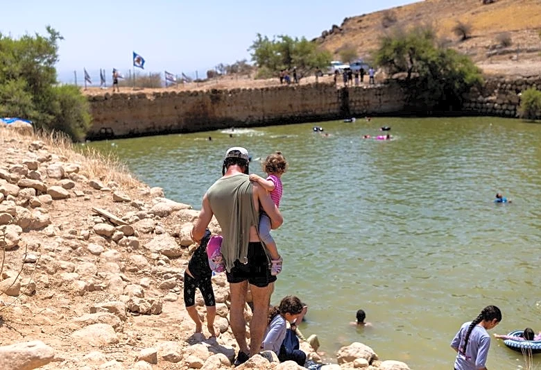 Israeli settlers divert Palestinian water to fill West Bank pool
