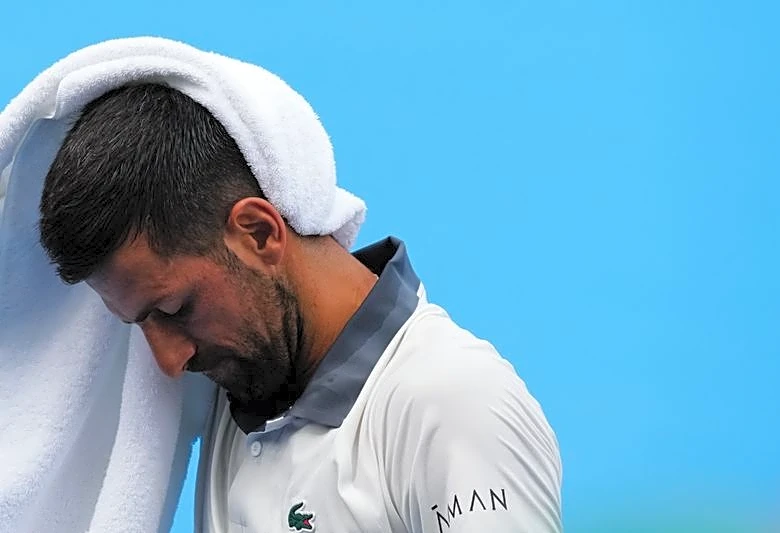 Tennis-Djokovic falls in Cincinnati heat in first match since Wimbledon
