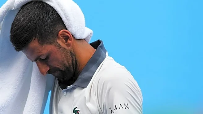 Tennis-Djokovic falls in Cincinnati heat in first match since Wimbledon
