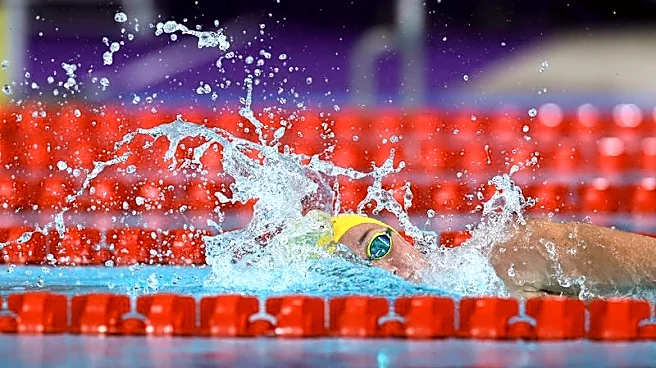 Swimming-Pallister stuns Ledecky in 800m free as Douglass resets 50m world mark twice