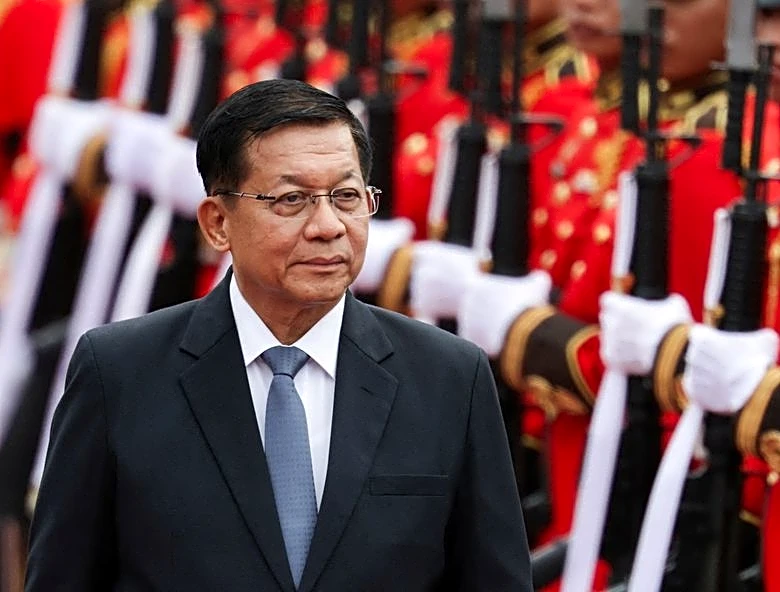 Myanmar's Min Aung Hlaing heads to Russia for official visit, state media reports
