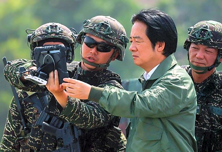 Taiwan president says record defence spending is investment in peace