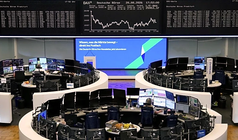 Global stocks close out a tough week as bond yields, oil stay high