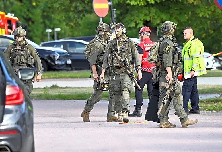 One killed, three injured when man attacks Swedish school with sword