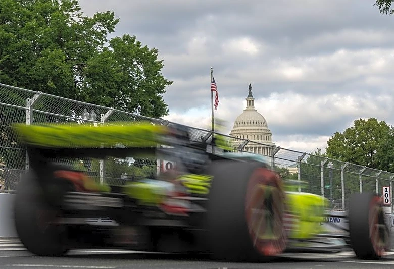 Trump caps summer of US 250th birthday with auto race through Washington