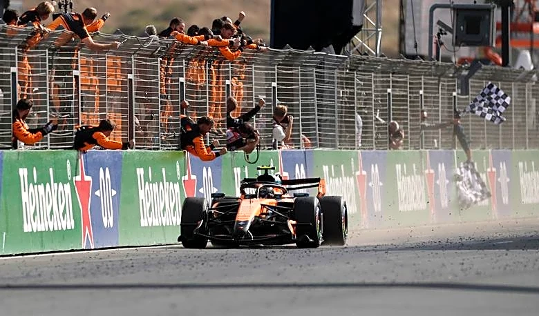 Motor racing-Norris wins Dutch GP as Antonelli stretches his F1 lead