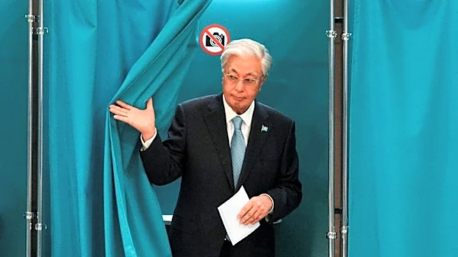 New pro-presidential party wins large majority in Kazakh election, exit polls show