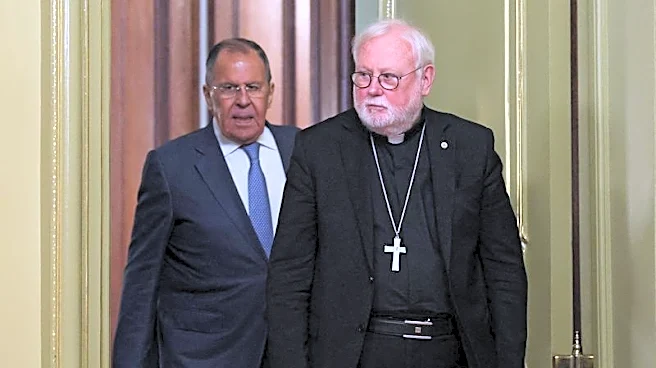 Vatican foreign minister, in Moscow, says Ukraine war must end