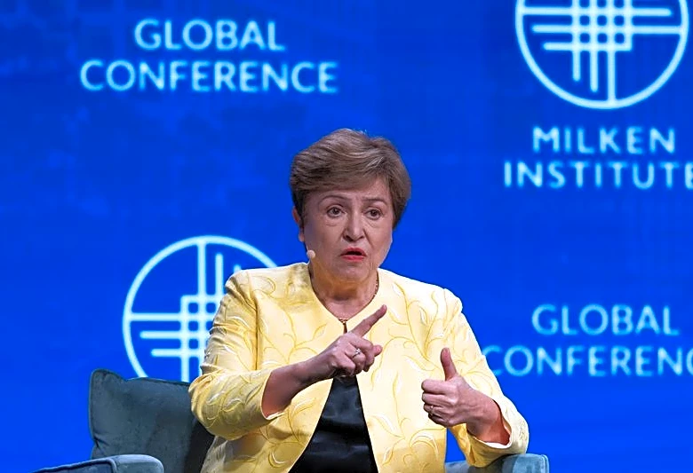 IMF's Georgieva says global economy weathering energy shock, sees fiscal concerns