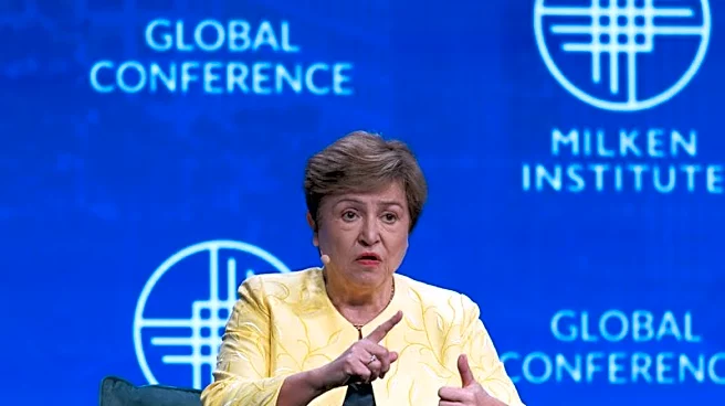 IMF's Georgieva says global economy weathering energy shock, sees fiscal concerns