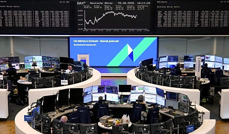 World stocks gain as oil slips on Hormuz hopes ahead of Nvidia results