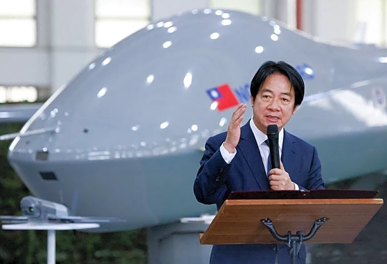 Taiwan president pushes $6.6 billion military drone bill ahead of crucial vote