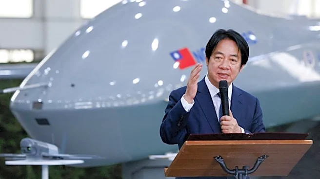 Taiwan president pushes $6.6 billion military drone bill ahead of crucial vote