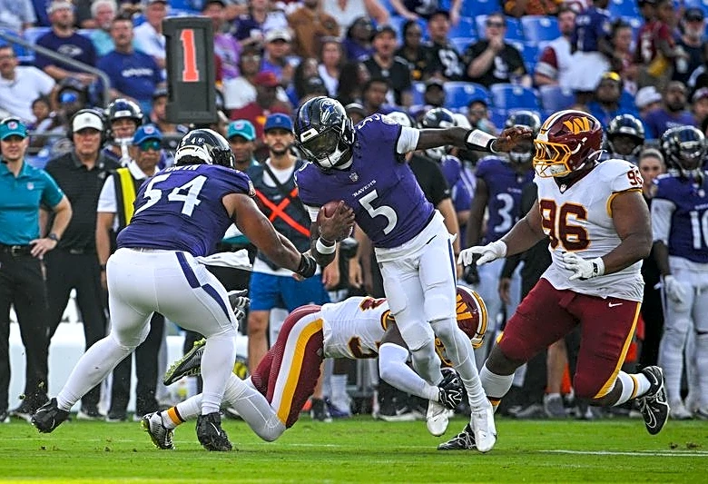NFL preseason roundup: Ravens rout Commanders to finish unbeaten