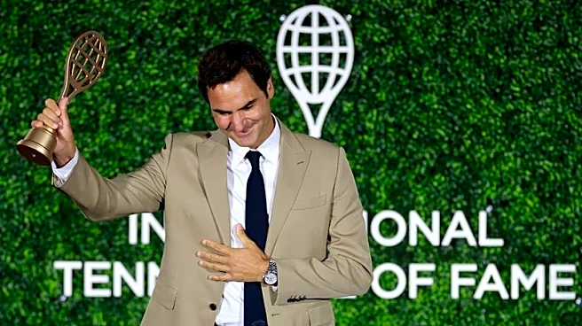 Tennis-Emotional Federer full of love and gratitude at Hall of Fame induction