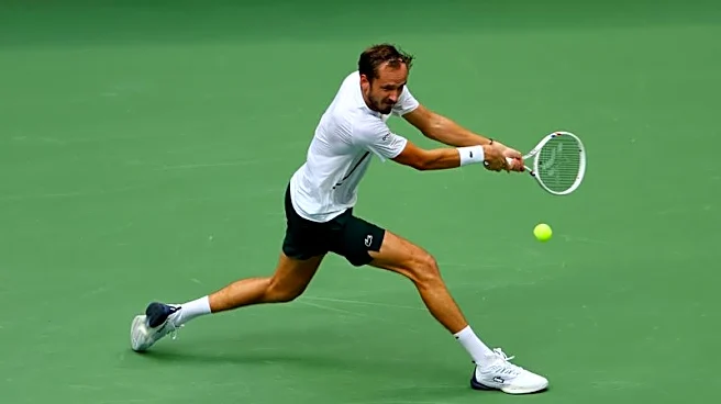 Tennis-Drama-free Medvedev eases into US Open second round