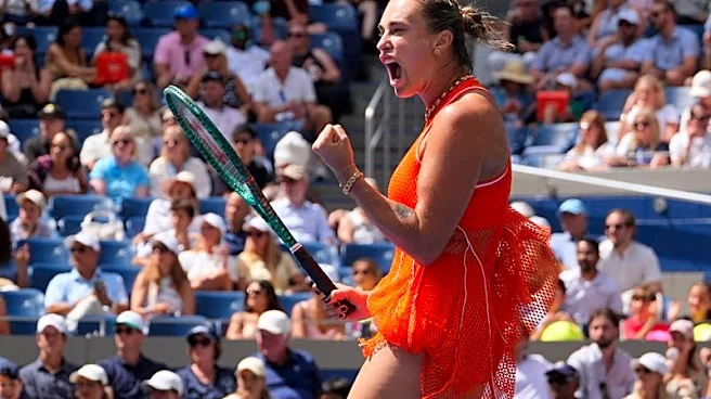 Tennis-Sabalenka's gets US Open 'three-peat' campaign off to strong start