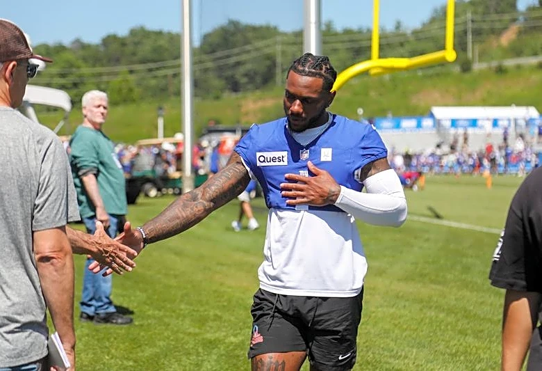 Giants WR Malik Nabers keeps Week 1 status quiet, praises OBJ for leadership