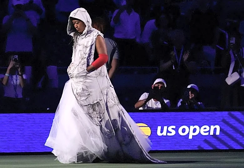 Tennis-Osaka brings style and steel for wining start to US Open
