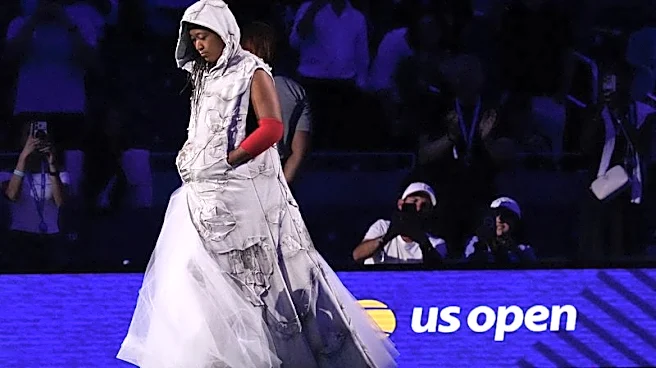 Tennis-Osaka brings style and steel for winning start to US Open