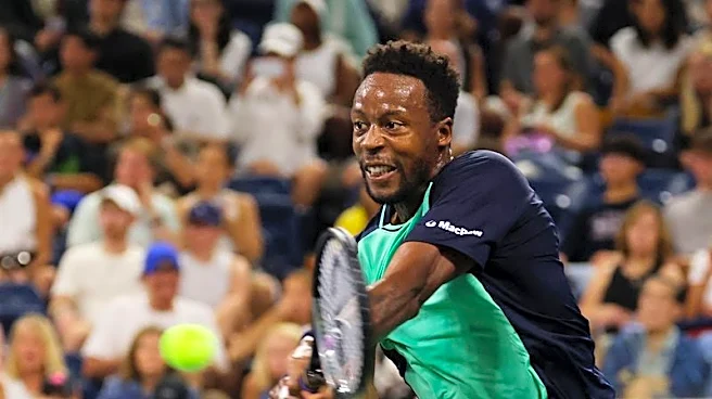 Tennis-Birthday boy Monfils beats Vallejo in first round of his last US Open