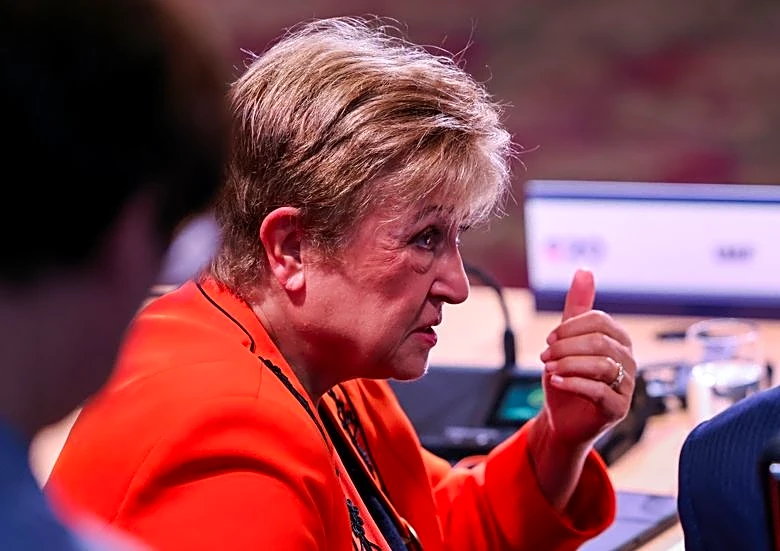 IMF's Georgieva says rising bond yields threaten progress on developing country debt