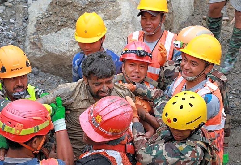 Nepali foreman rescued from tunnel says he stayed behind to help others