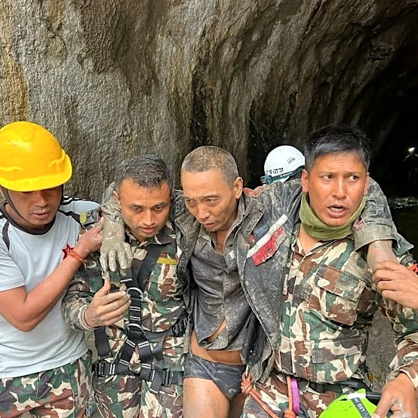 Chinese national rescued from Nepal tunnel 10 days after flash flood